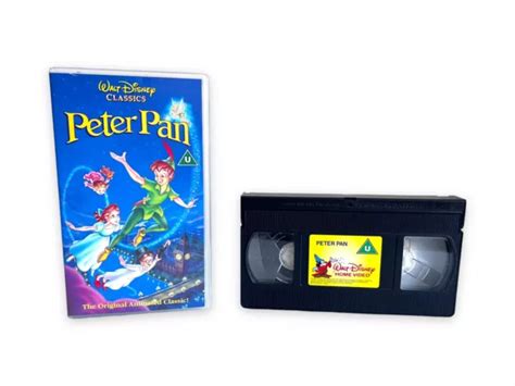 PETER PAN VHS 2001 Walt Disney Classic Movie VHS Video Cassette Tape