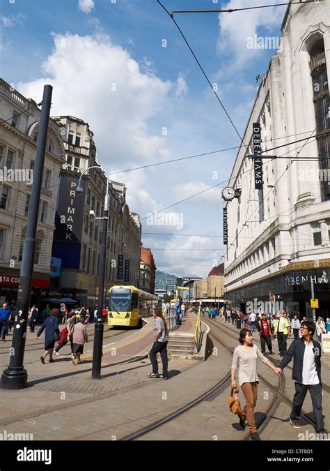 Market Street Manchester city centre UK Stock Photo - Alamy