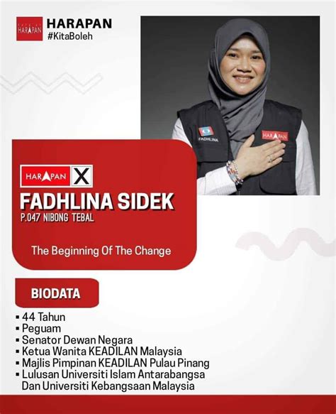 Biodata Menteri Pendidikan, Fadhlina Sidek