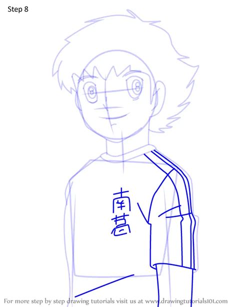 How to Draw Tsubasa Ozora from Captain Tsubasa (Captain Tsubasa) Step ...