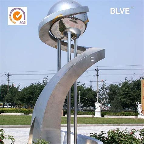 Modern Large Stainless Steel Hollow Sphere Sculpture For Garden