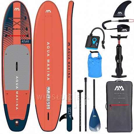 Deska SUP AQUA MARINA ATLAS 12 0 Model 2023 Pompowany Paddleboard