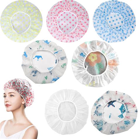 14 Stück Duschhaube Shower Cap Duschhauben Duschhaube Damen