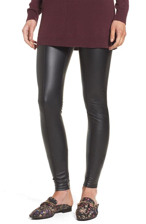 Lyssé High Waist Faux Leather Leggings Nordstrom High Waisted Faux Leather Leggings Leather