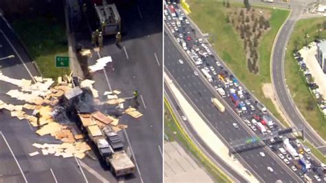 Traffic Delays After Truck Bursts Into Flames On Melbournes M80 Ring