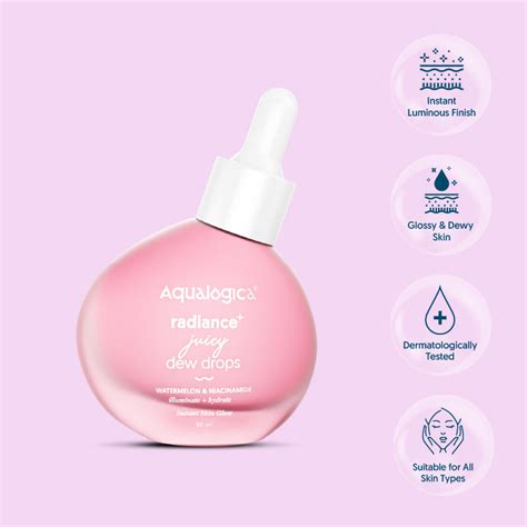 Radiance Juicy Dew Drops 30 Ml Pack Of 2 Aqualogica