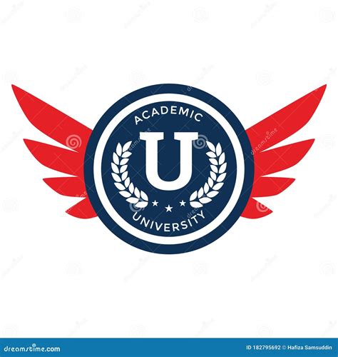 Academic University Badge Design Stock Vector Illustration Of