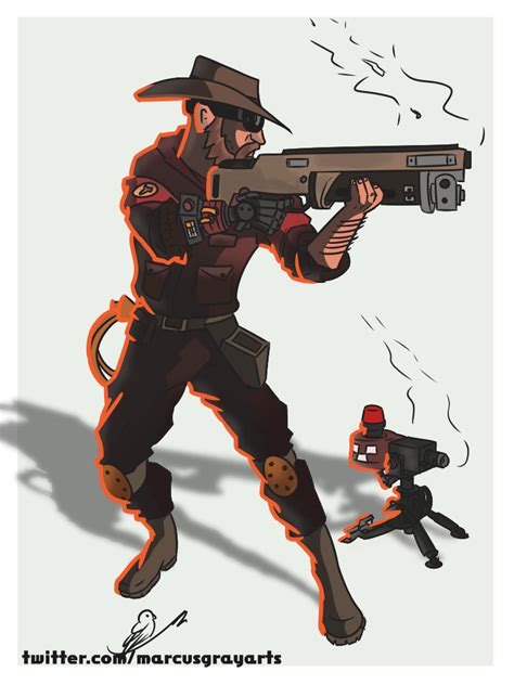 TF2 Wrangler Engineer by MarcusDraws on DeviantArt