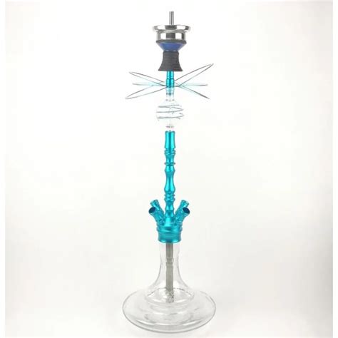 Smokah Alu Shisha Monster Performance Sky Blue Handcut 99 95