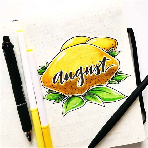 25 Gorgeous August Bullet Journal Ideas To Inspire You