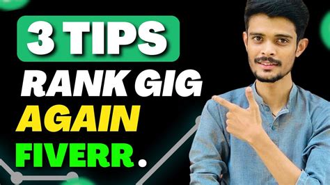 Tips To Rank Your Fiverr Gig Again Fiverr Gig Deranked Solution