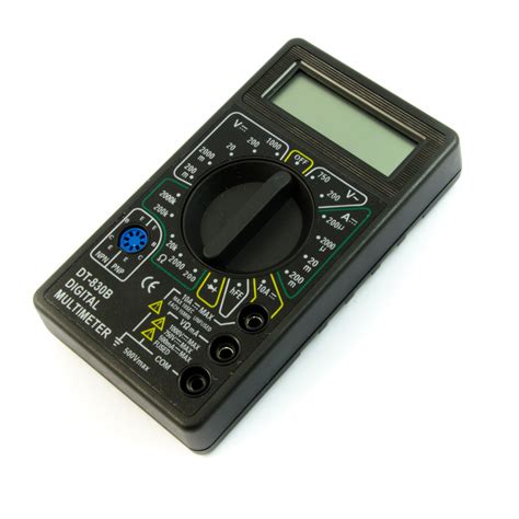 Messgerät Digital Multimeter DT 830B Schwarz Bastelgarage Elektronik