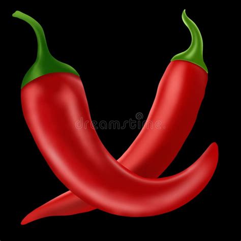 Hot Natural Chili Pepper Symbols Of Red Spicy Chili Peppers Spicy And