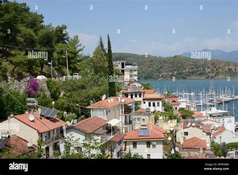 Turkey Fethiye Harbour Stock Photo Alamy