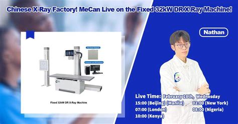 Live Factory Showcase Of 32kw Dr X Ray Machine