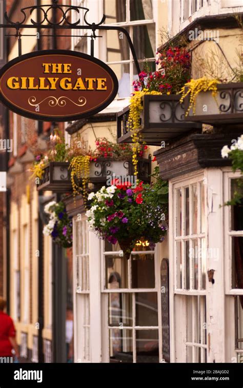 The Gillygate Pub York Stock Photo Alamy