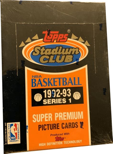 Topps Stadium Club Basketball Boxes Michael Jordan Cards