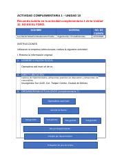 ACT COMPLEMENTARIA 1 UNIDAD 10 Docx ACTIVIDAD COMPLEMENTARIA 1