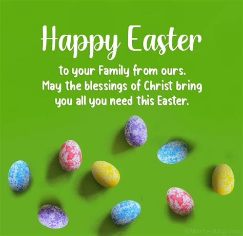 Happy Easter Wishes for Family and Friends - WishesMsg