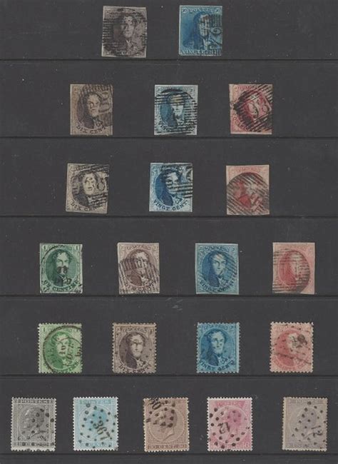 Belgium 18491905 Selection Of Cancelled Stamps Between Catawiki