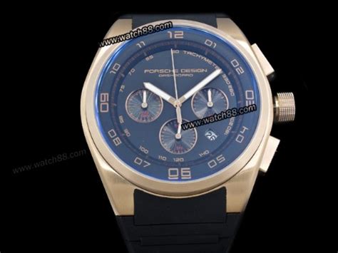 Replica Porsche Design Quartz Chronograph Rose Gold Mens Watch Ps