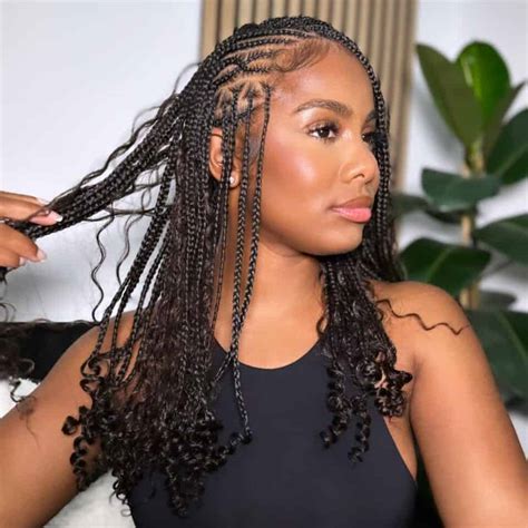 Flip Over Fulani Braids Hairstyles For