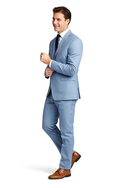 Light Blue Verona Suit By Midnight Blue Blue Suit Men Light Blue Suit Blue Suit Wedding