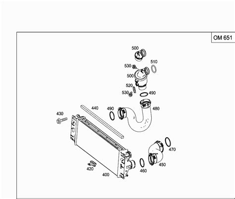 TURBO INTERCOOLER HOSE PIPE FOR MERCEDES SPRINTER W906 OM651 2009