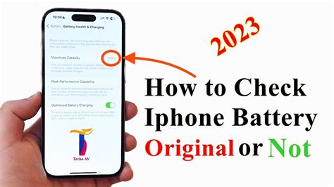 How To Check Iphone Battery Original Or Not 2023 YouTube