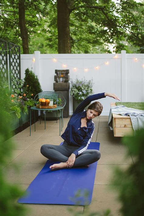 Backyard Sanctuary Proven Beauty Outdoor Yoga Space Yoga Garden