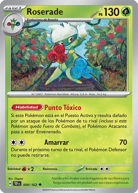 Roserade Fuerzas Temporales Tcg Wikidex La Enciclopedia Pokémon