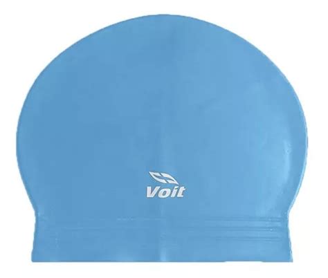 Gorra Natacion Latex Unisex Azul Cielo Voit Color Azul Claro Talla