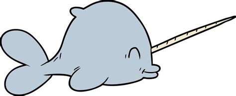 Narwhal Cartoon Vector Art Icons And Graphics For Free Download