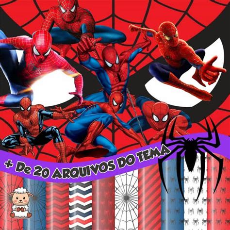 Kit Digital Homem Aranha Png Festas Infantil