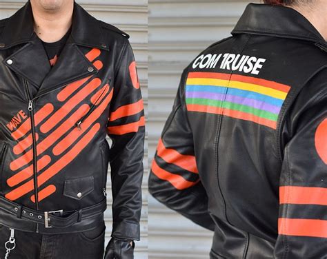 CUSTOM Hand-painted Retrowave Cyber-punk Com Truise Wave Racer | Etsy