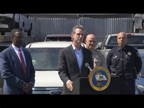 Gov Newsom Announces More Chp Officers For Oakland Youtube