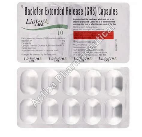 Liofen Xl Capsule At Rs Stripe Pharmaceutical Tablets In Surat