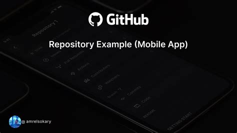 Github Repository Example Mobile App Behance