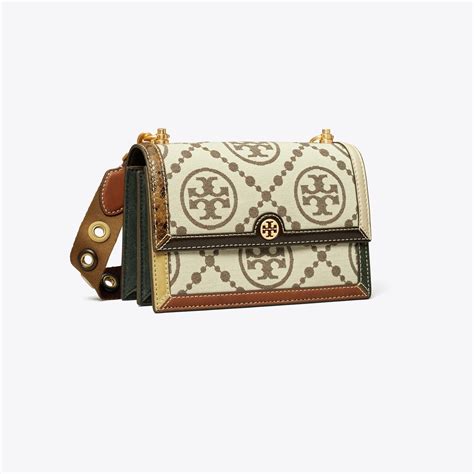 T Monogram Grommet Small Shoulder Bag Womens Handbags Shoulder Bags Tory Burch Eu