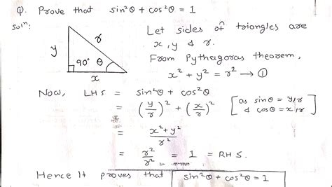 Prove That Sin Theta Cos Theta