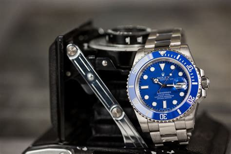 Rolex Submariner Smurf In K White Gold Bob S Watches