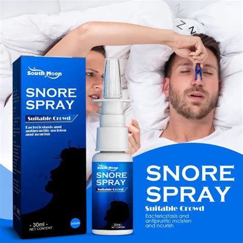 South Moon Snore Spray Stop Snore Throat Relief Sleeping Easier Better