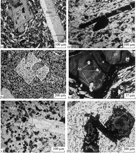 Thinnsection Photomicrographs Of The Volcanic Rocks Described In The Download Scientific