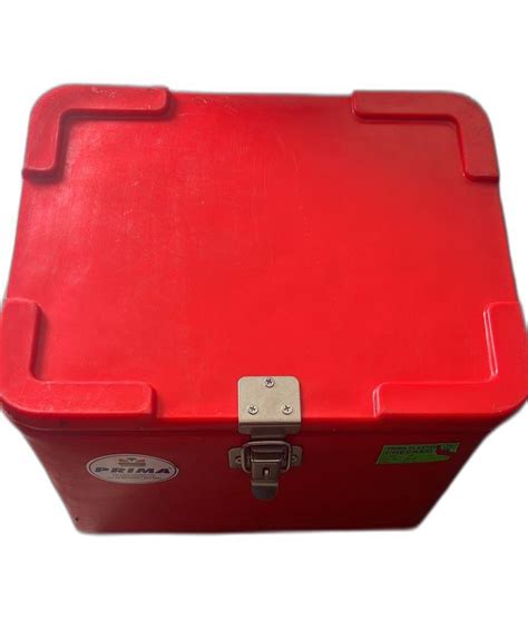 Red Prima Plastic Insulated Ice Box Capacity Litre At Rs