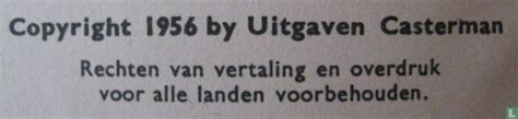 De Zaak Zonnebloem 17 17 1a HC 1956 Kuifje LastDodo