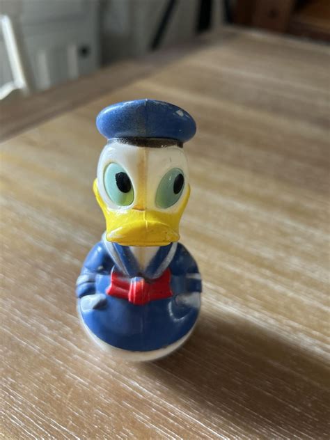 Vintage 1975 Walt Disney Donald Duck Roly Poly Toy Gabriel Industries For Sale Justdisney