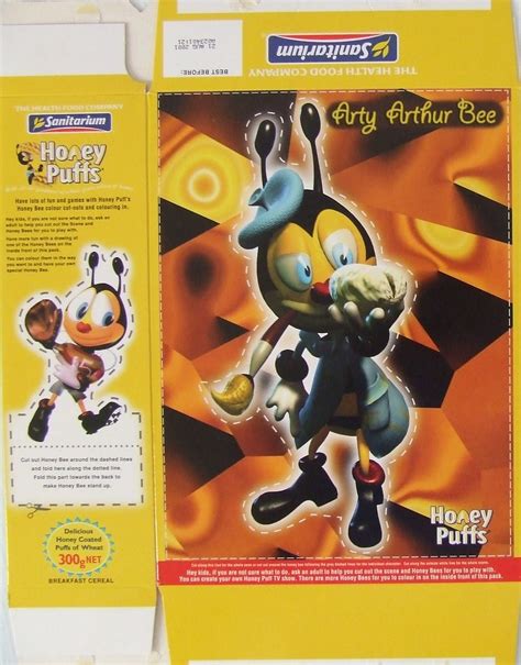 2000 Sanitarium Honey Puffs Honey Bee Cut Outs Cereal Box Flickr