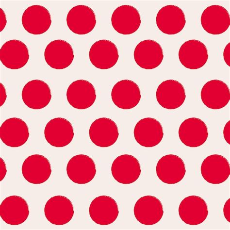 Premium Vector | Red polka dot pattern