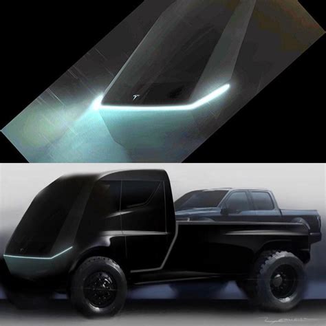 Tesla Truck Render From Teaser Photos Rcyberpunk