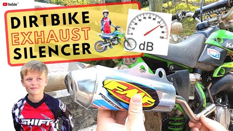 Dirt Bike Too LOUD HOW TO Make Your KAWASAKI KX Quieter Exhaust